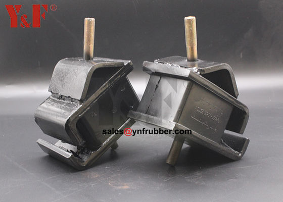 Güvenli Flanged Kauçuk Taşları Sabit M6 Kauçuk İzolatörü Özel