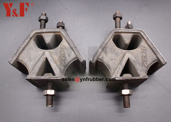 Flanged kauçuk titreşim izolatörleri Montaj Endüstriyel İnşaat Makineleri için