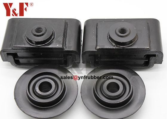 Ekskavatör motor gövde Mount Bushings Yuvarlak Özel Montaj Tipi