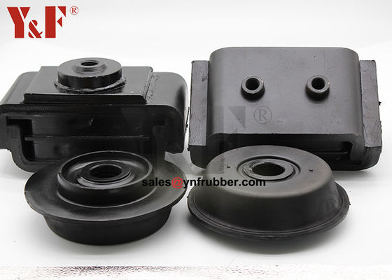 Ekskavatör motor gövde Mount Bushings Yuvarlak Özel Montaj Tipi