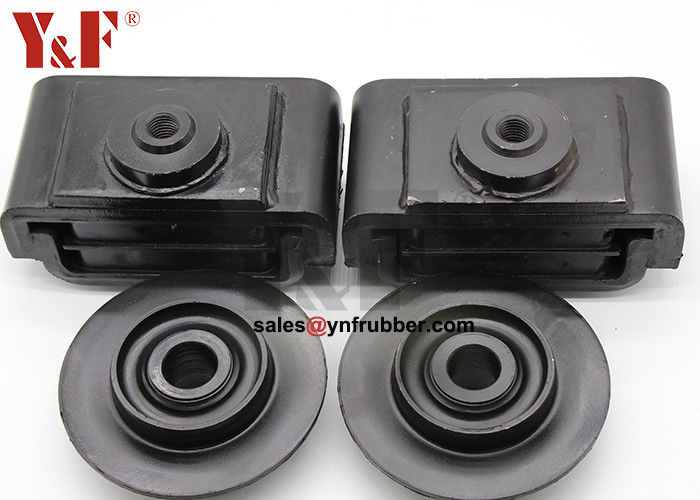 Ekskavatör motor gövde Mount Bushings Yuvarlak Özel Montaj Tipi